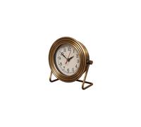 Horloge en métal or, ronde, à poser - Chehoma, Ronde - Ø9x18 cm