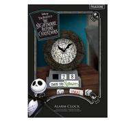 Paladone Réveil Compte à rebours Nightmare Before Christmas - Officiellement licencié, Décor Lumineux pour Halloween et Noël