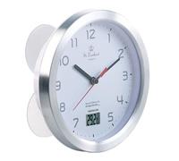 Horloge étanche Ø 17cm avec thermomètre [St. Leonhard]