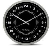 Horloge murale design moderne 24 heures avec cadran lisible