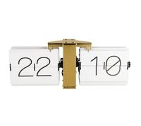 Karlsson Horloge murale Flip Clock KA5601WH sans boîtier Unisexe 36 cm Quartz Blanc