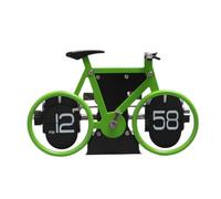 Horloge Flip Clock Originale, Vert | Rétro, Horloge à Clap, facile à lire, pr Bureau, lon