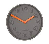 HORLOGE - Horloge en béton et métal Gris