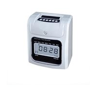 Horloge, Horloge horaire 96 0seb Version anglaise Cartes Punch for le personnel de petite entreprise Machine carte temps avec batterie et rétroéclairage(UK)