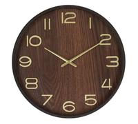 Atmosphera Horloge Ivana – Bois foncé – Ø 38 cm