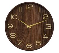 Horloge Ivana bois foncé D55cm - Atmosphera Créateur d'intérieur