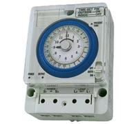 Horloge journalière analogique rail DIN 100-240V 16A (3500W) - Minuterie mécanique avec batterie mémoire