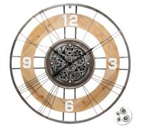 Horloge murale avec mécanisme décoratif LANA, Ø 90 cm