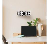 Horloge LED 3D Multifonction Avec Alarme
