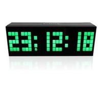 Horloge led à 6 segments à minuterie numérique à télécommande multifonctionnelle à 6 bits - vert Vert G