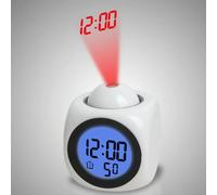 Horloge LED Multifonction Projection Température