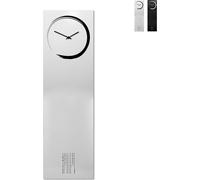 Horloge magnétique murale verticale, modèle S-Enso avec calendrier - Blanc