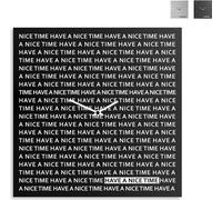 Horloge magnétique pour tableau noir 50 x 50 cm, design moderne Nice Time - Noir