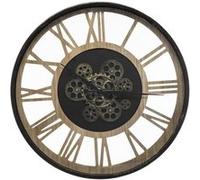 Horloge murale Loft avec mécanisme visible, Ø 57 cm - Atmosphera