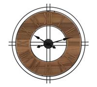 Horloge D65 métal et bois Dorian Atmosphera Naturel G