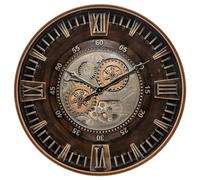 Atmosphera – Horloge murale mécanique Yoni – Métal marron Ø 59 cm