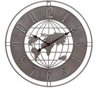 Horloge métal monde Isac D68 Atmosphera Gris G