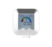 Horloge Météo Hygromètre de Thermomètre de Bureau à Ecran LCD Tactile