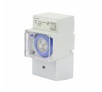 Horloge modulaire - AIMOONSA - SUL181H - Minuterie mécanique étanche - Programmable 24H - 110-230V