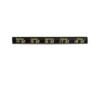Horloge mondiale LED avec minuterie, horloges murales multi-zones for hôtels, entreprises multinationales et aéroports internationaux(HIT5-2.3R)