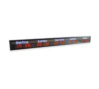 Horloge mondiale LED avec minuterie, horloges murales multi-zones for hôtels, entreprises multinationales et aéroports internationaux(HIT5-2.3W)