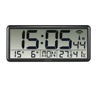 Horloge murale numérique sans fil Hama « Jumbo », noir