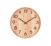 Horloge mural Pure grand modèle - Bois lumineux