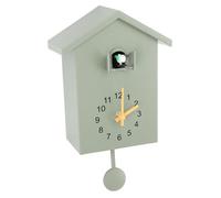 Horloge murale 15x25x20cm Son du chant du coucou avec réveil intégré convient aux bureaux chambres et salons Conception silencieuse