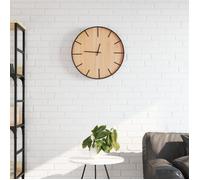Horloge murale - Ø39 cm - Fer et bois d'ingénierie - Mouvements silencieux - Décoration intérieure