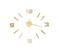 vidaXL Horloge murale 3D Design moderne Doré 100 cm XXL