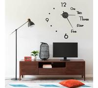 Horloge Murale 3D Design Moderne Doré 100 cm XXL Décorative Analogique vidaXL