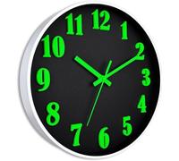 Horloge murale à LED, 30 cm, à piles, chiffres en 3D, horloge murale tendance pour le salon, la chambre à coucher ou le bureau