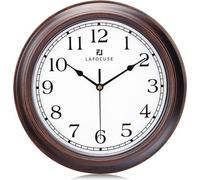 Horloge murale à piles, 30 cm - Élégante - Une décoration idéale pour toutes les pièces