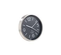 St. Leonhard Horloge murale à quartz avec cadran rétroéclairé - radio-pilotée, noire