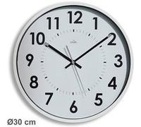 Horloge murale à quartz diamètre 30 cm - blanche