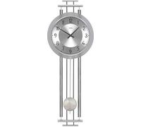 Horloge murale à sonnerie Westminster ou Bim-Bam en métal argenté Couleur : Chromé