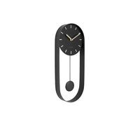 Horloge murale acier Karlsson Pendulum Charm Noir 50x20x4,8 cm