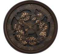 Horloge murale Alban, vintage, mécanisme visible, Ø 76 cm