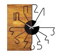 Horloge murale alternative décorative en BOIS