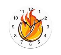 Horloge murale amusante de sport de basket-ball 12 x 12 pouces, silencieus
