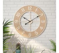 Horloge murale - Analogique - Ronde - Avec aiguilles - Simple face