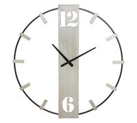 Mauro Ferretti Horloge murale argentée 61 x 4,5 x 63 cm