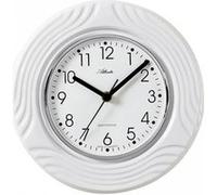 Atlanta 6020 Horloge murale Cuisine Horloge murale radio analogique en céramique blanche