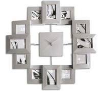 Horloge murale avec 12 cadres photos deco maison design insolite G