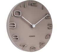 Karlsson Horloge murale On the Edge KA5311GY aiguilles chromées gris