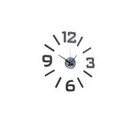 : Horloge murale avec chiffres autocollants indépendants