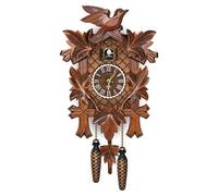 Horloge murale avec coucou, style vintage nordique, à suspendre, en bois, pour le salon