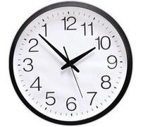 Totalcadeau Horloge murale chiffres inversés - Multicolore