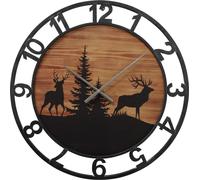 Horloge murale avec motif d'hiver, LUDWIG, Ø 70 cm