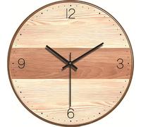 Horloge Murale Bois 30cm Silencieuse Chic